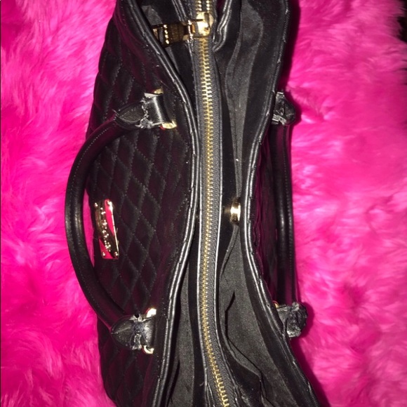 Bebe black Danielle satchel purse - Picture 10 of 16